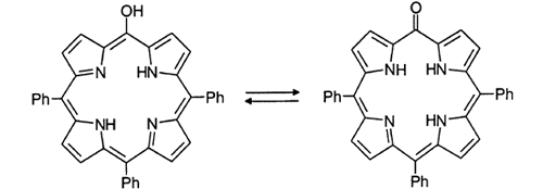 TOC image for Monomeric and Dimeric Iron(III) Complexes of 5-Hydroxy-10,15,20-triphenylporphyrin: Formation of Cyano and Pyridine Complexes of (5-Oxo-10,15,20-triphenylphlorin)iron