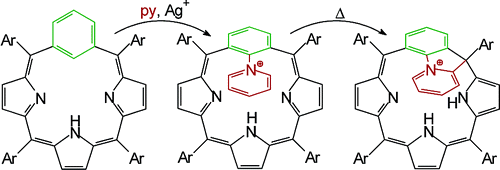 TOC image for Regioselective Pyridination of m-Benziporphyrin