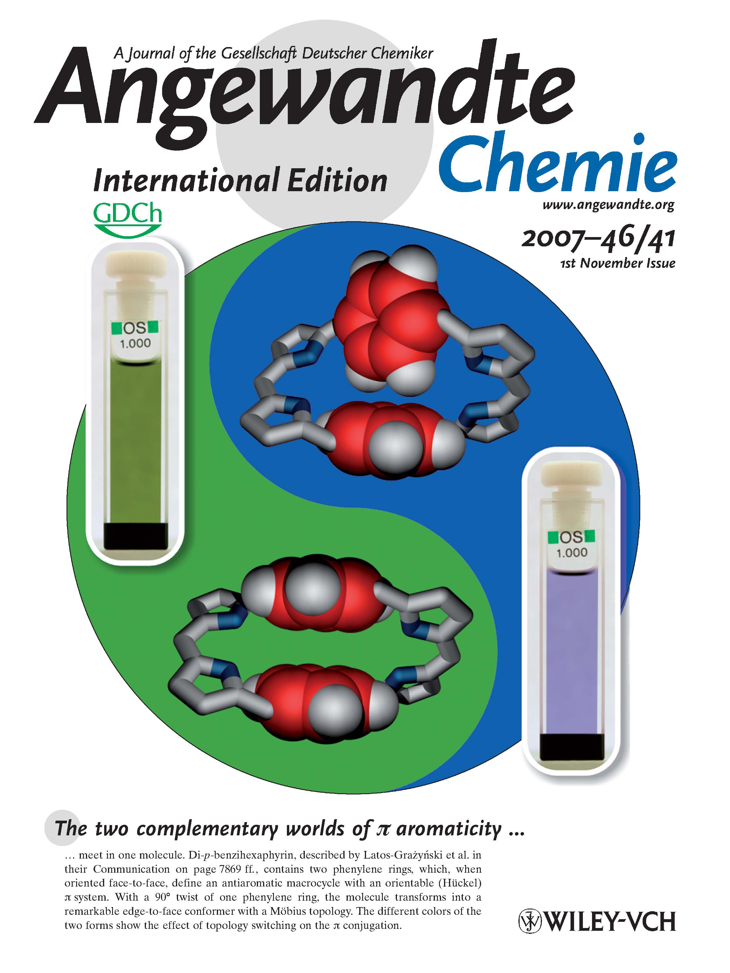 Angew. Chem. 41/2007 inside cover