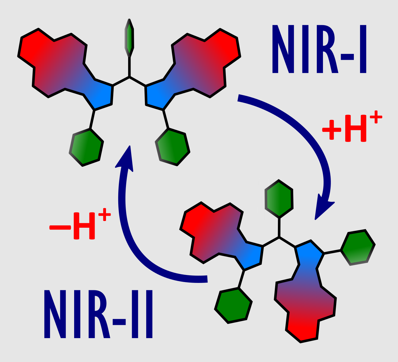 TOC image for Naphthalimide-Fused Dipyrrins: Tunable Halochromic Switches and Photothermal NIR-II Dyes