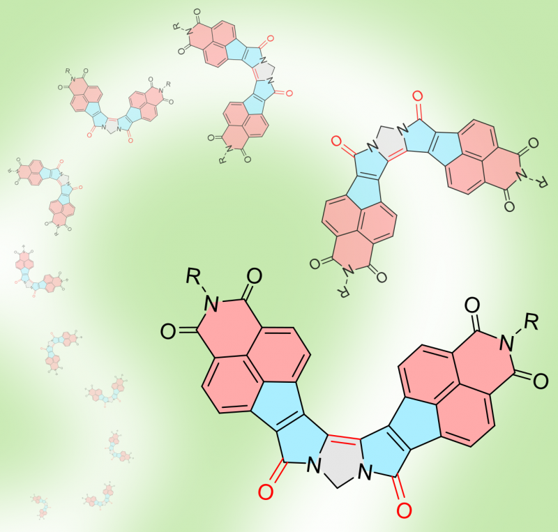 TOC image for Electron-Deficient Bipyrrole Boomerangs: Bright Fluorophores Obtained via Double C−H Bond Activation