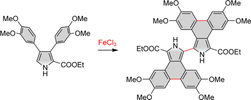TOC image for Synthesis of Bis(phenanthropyrroles) via a Tandem Scholl Oxidation