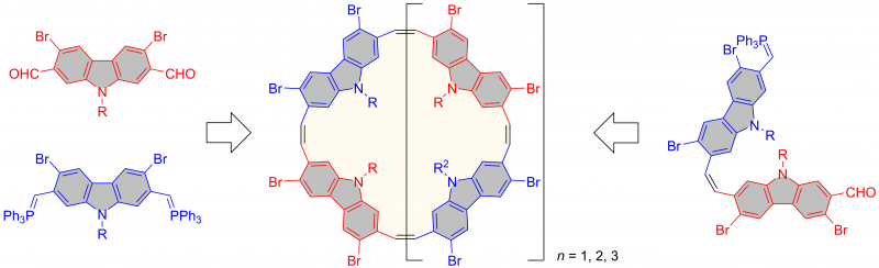 TOC image for Stereoselective Wittig Olefination as a Macrocyclization Tool. Synthesis of Large Carbazolophanes