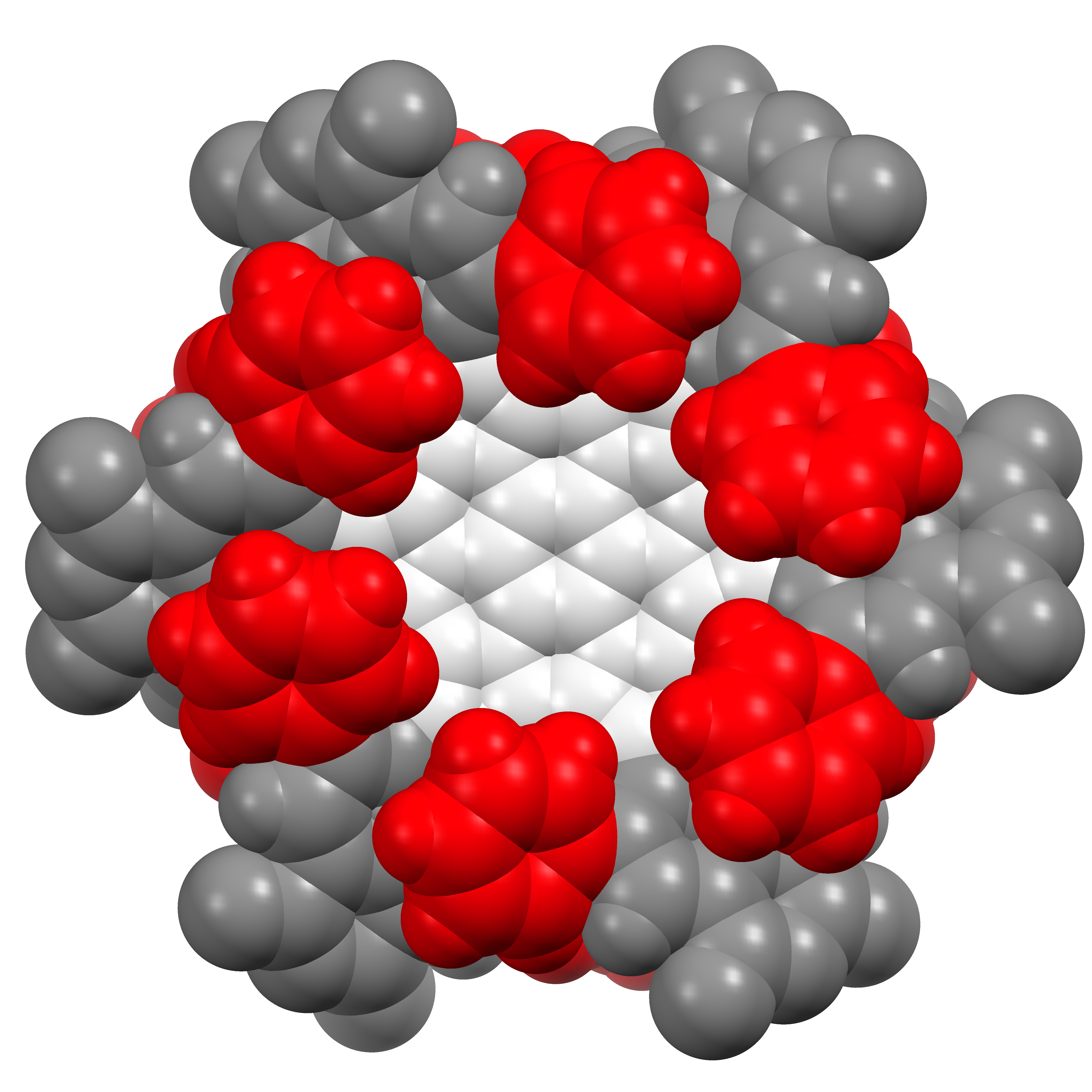 Azacoronene propellers